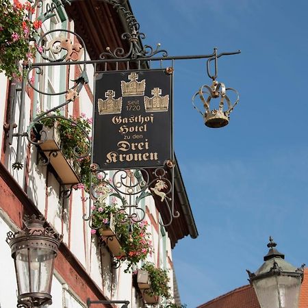 Hotel Zu Den Drei Kronen Seligenstadt Luaran gambar