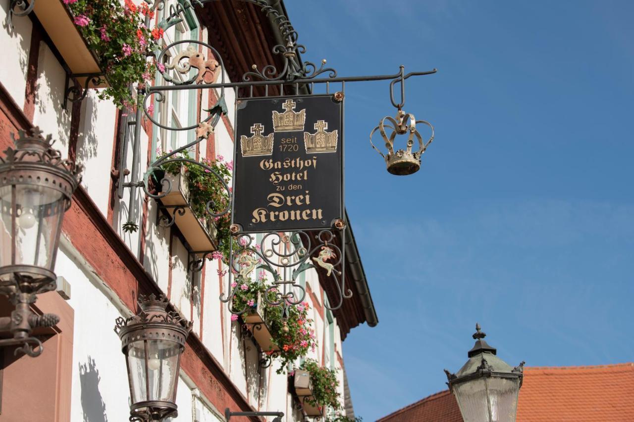Hotel Zu Den Drei Kronen Seligenstadt Luaran gambar