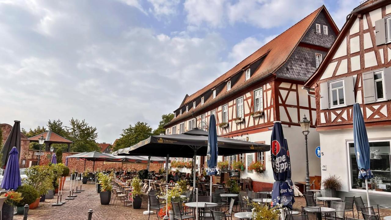 Hotel Zu Den Drei Kronen Seligenstadt Luaran gambar