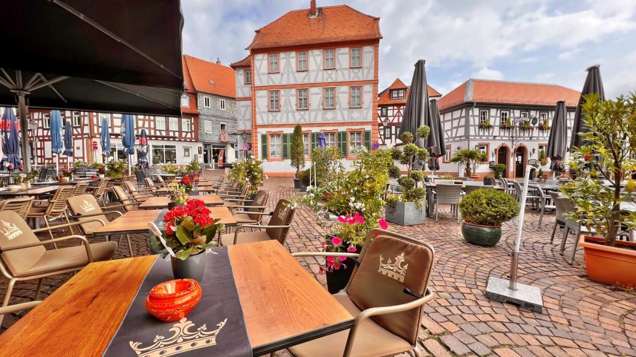 Hotel Zu Den Drei Kronen Seligenstadt Luaran gambar